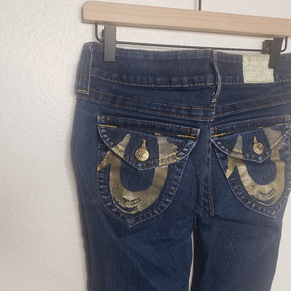 True Religion Women's Flare Leg Jeans Size 26 - Picture 7 of 9